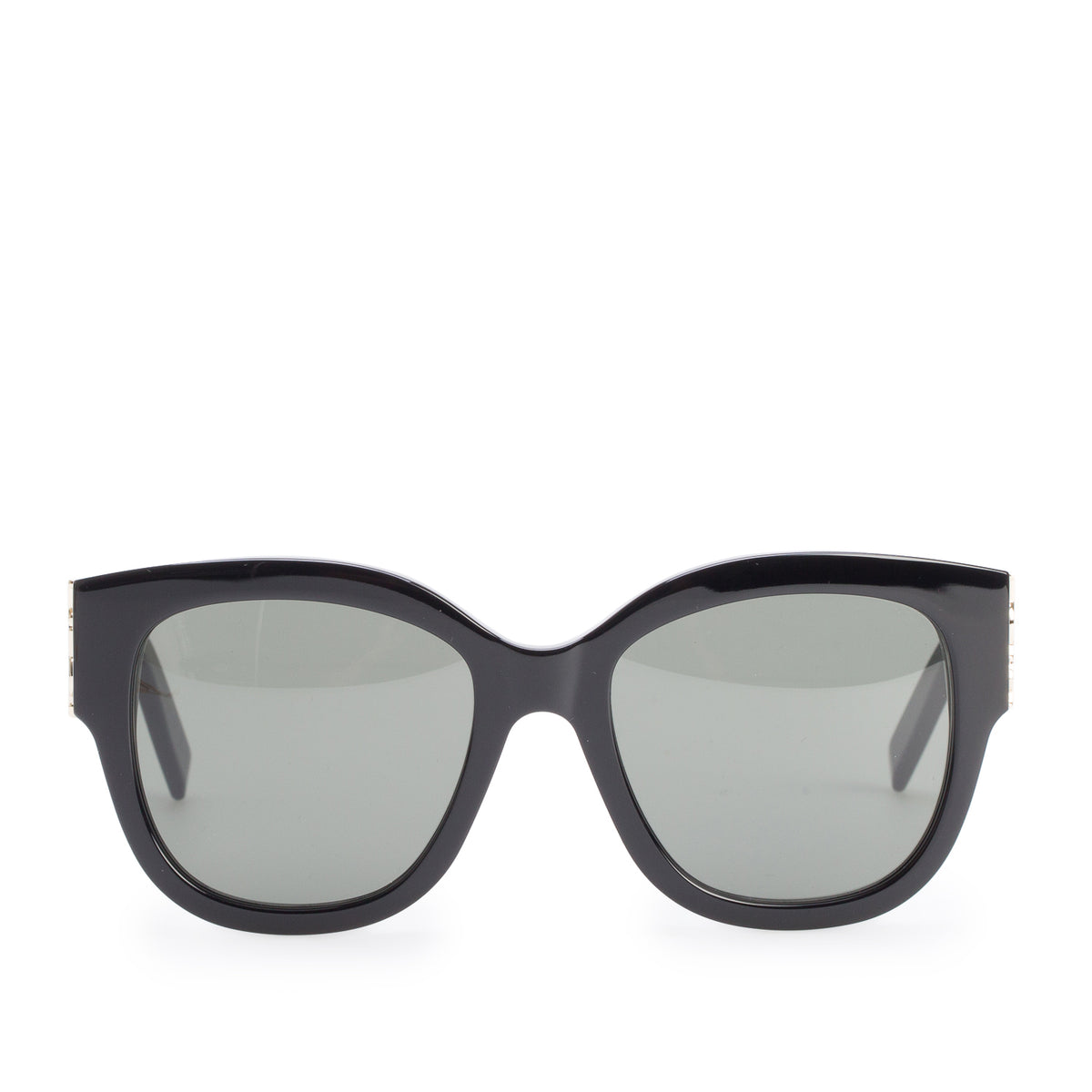 Saint Laurent SL M95/F Black Acetate Logo Cat Eye Sunglasses w/ Case