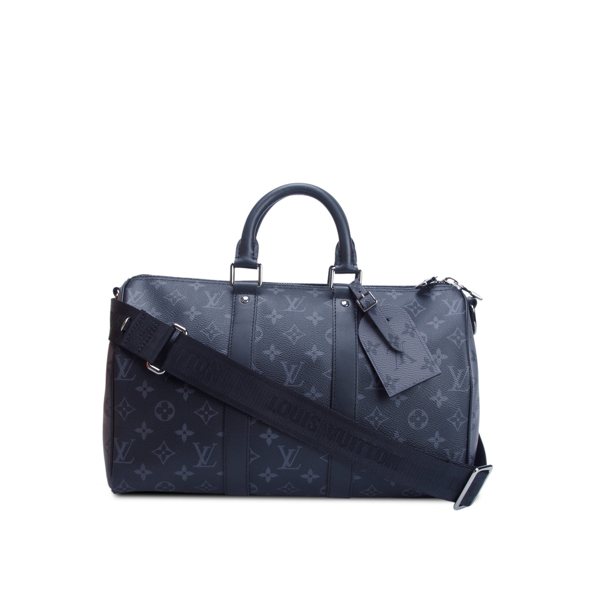 Louis Vuitton 2026 Monogram Eclipse Reverse Keepall Bandouliere 35 w/ Strap, Box & Receipt