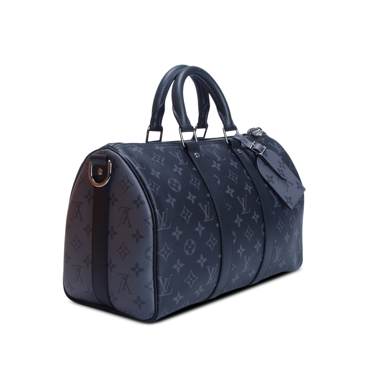 Louis Vuitton 2026 Monogram Eclipse Reverse Keepall Bandouliere 35 w/ Strap, Box & Receipt