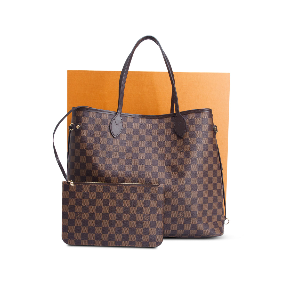 Louis Vuitton 2025 Damier Ebene Neverfull GM w/ Receipt, Box & Pouch