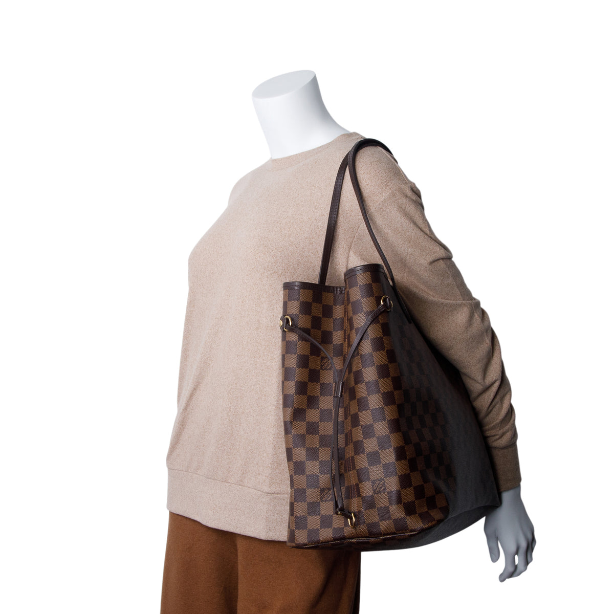 Louis Vuitton 2025 Damier Ebene Neverfull GM w/ Receipt, Box & Pouch