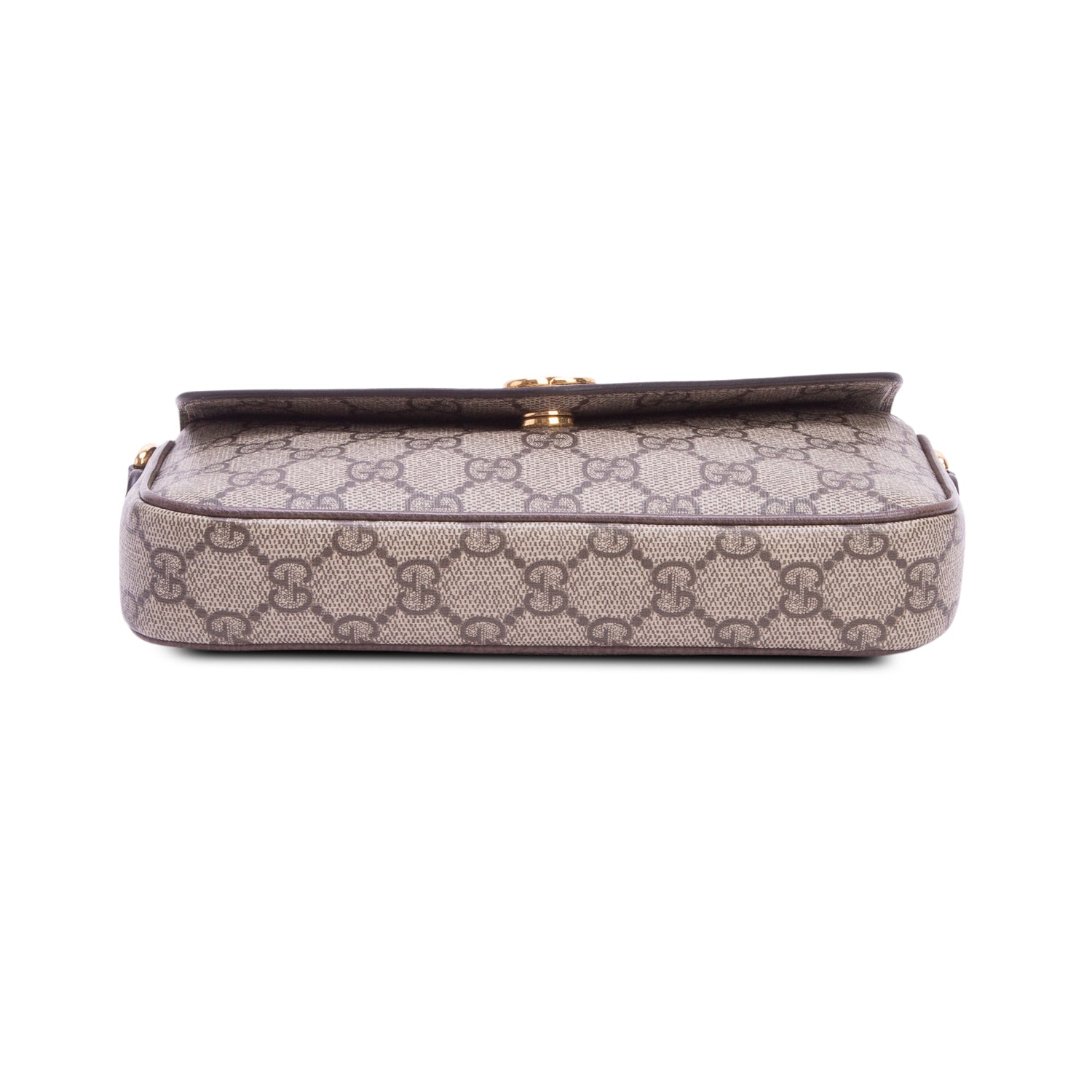 Gucci GG Supreme Monogram Textured Dollar Calfskin Web Ophidia Pochette w/ Box