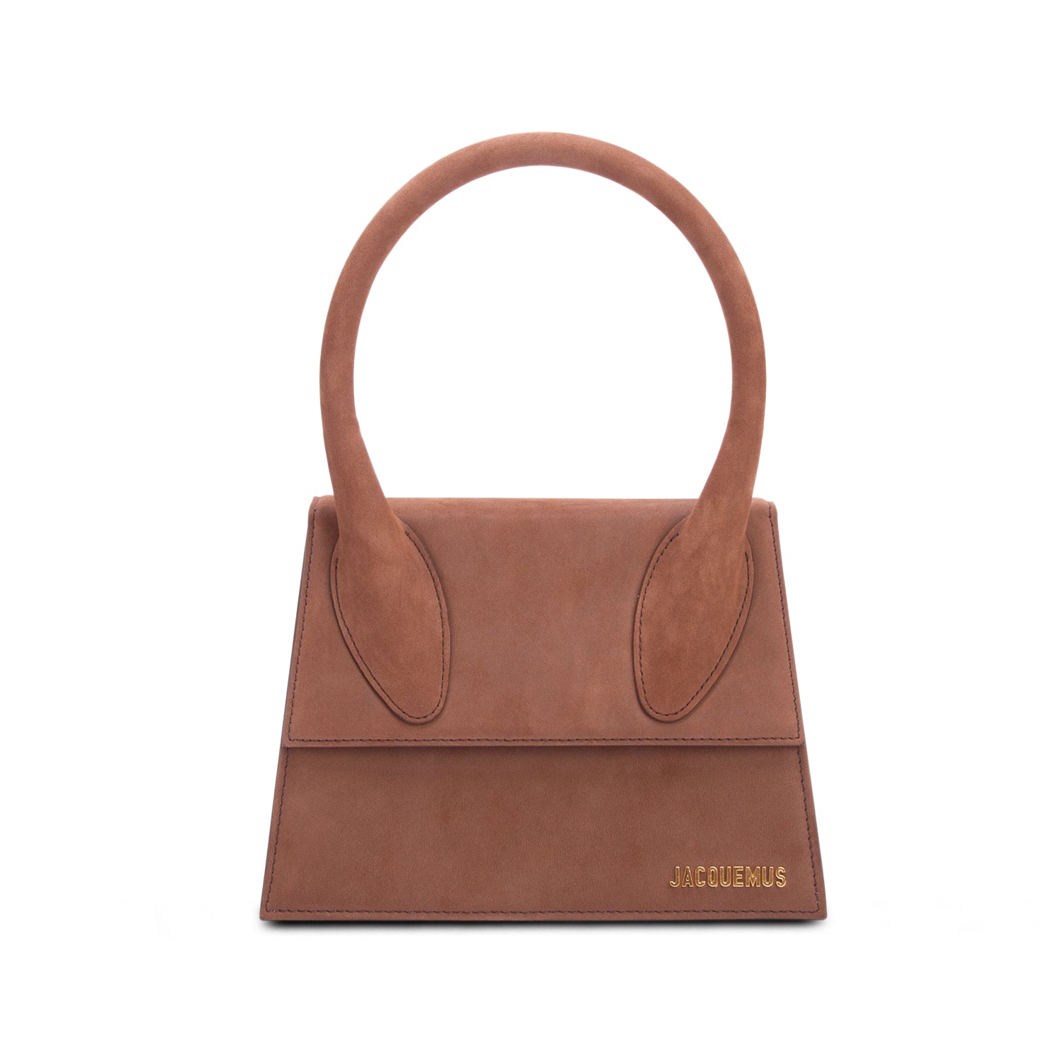 Jacquemus Brown Suede Le Grand Chiquito Bag w/ Strap