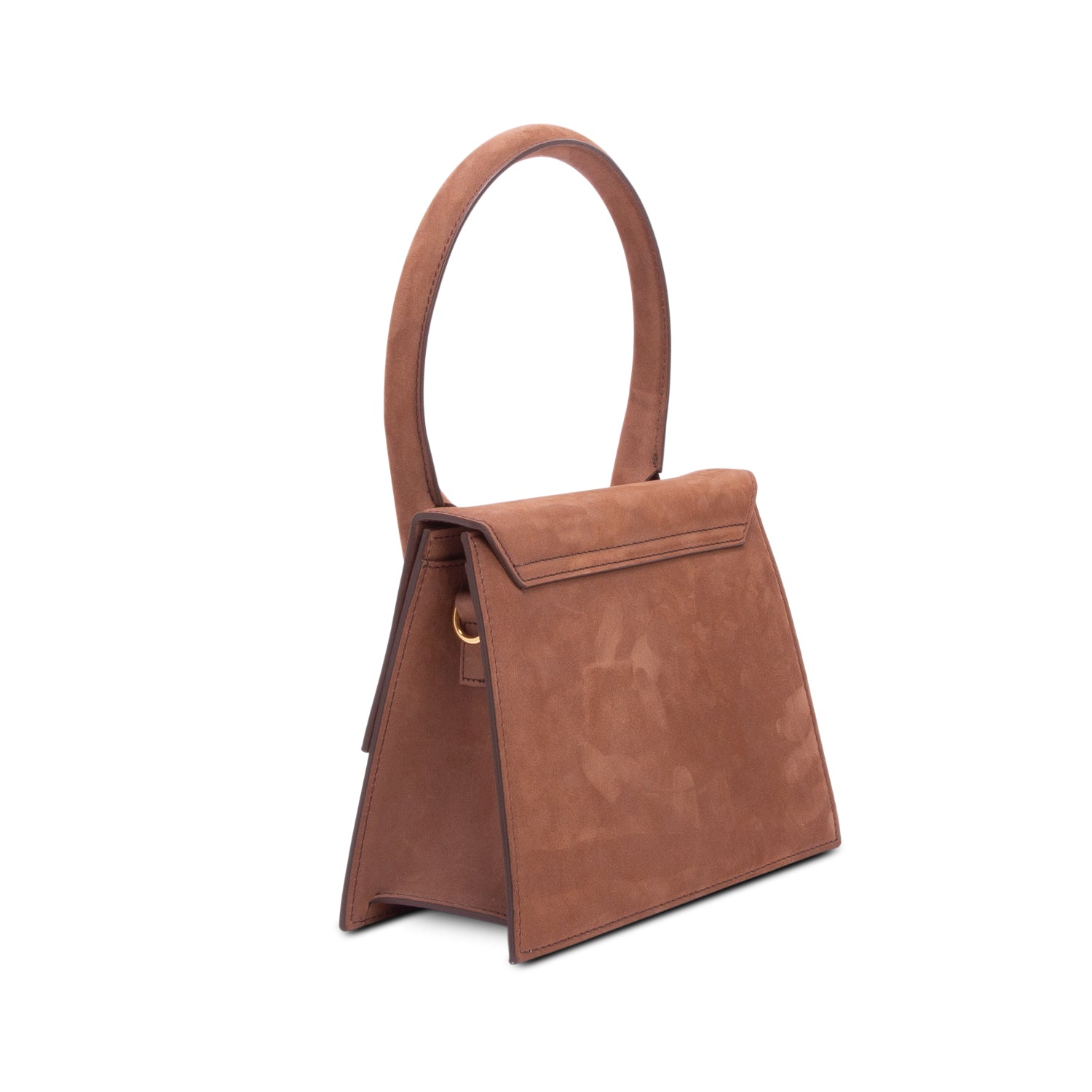 Jacquemus Brown Suede Le Grand Chiquito Bag w/ Strap