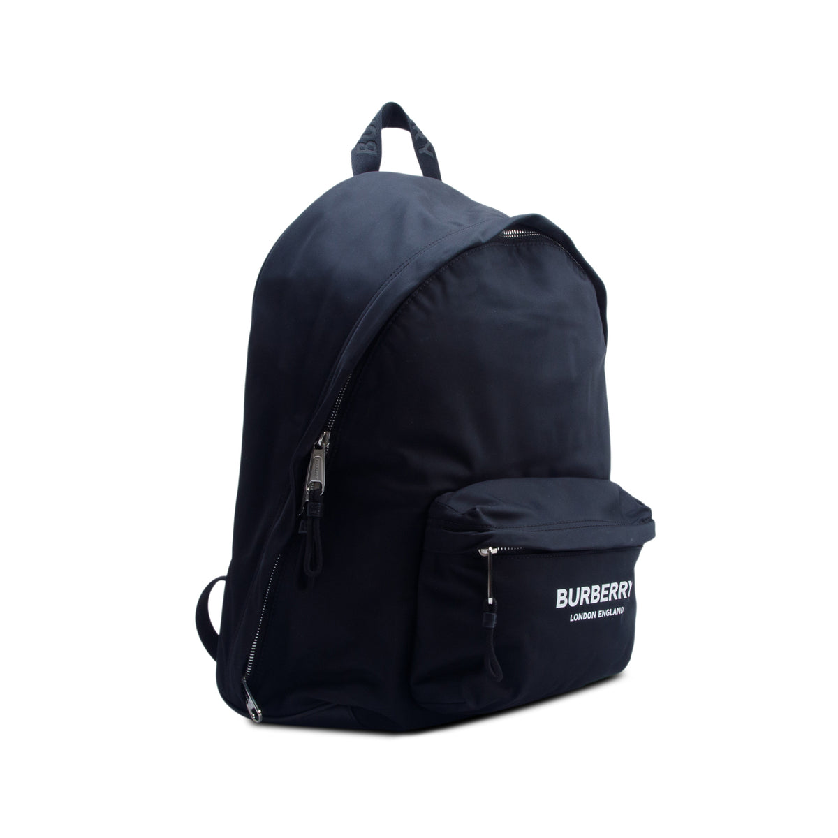 Burberry Black Nylon Logo Backpack