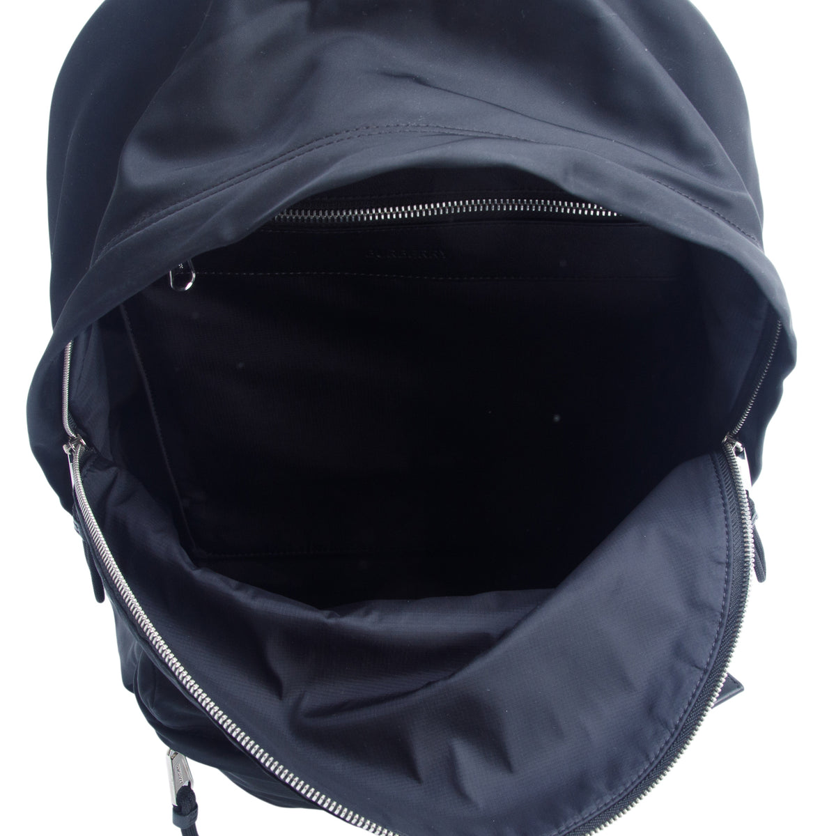 Burberry Black Nylon Logo Backpack
