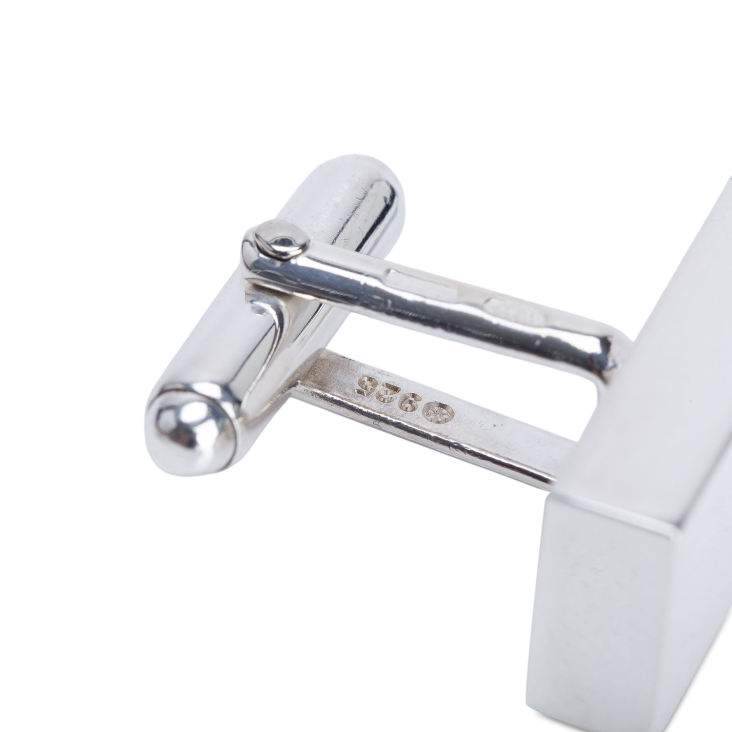 Gucci Sterling Silver Trademark Cufflinks