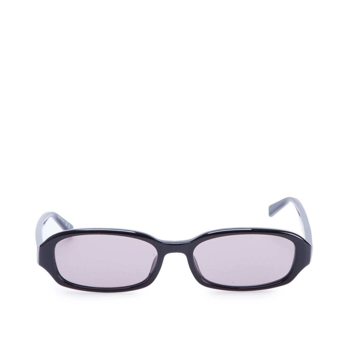 Saint Laurent SL 872 Erin Black Acetate Oval Sunglasses w/ Case