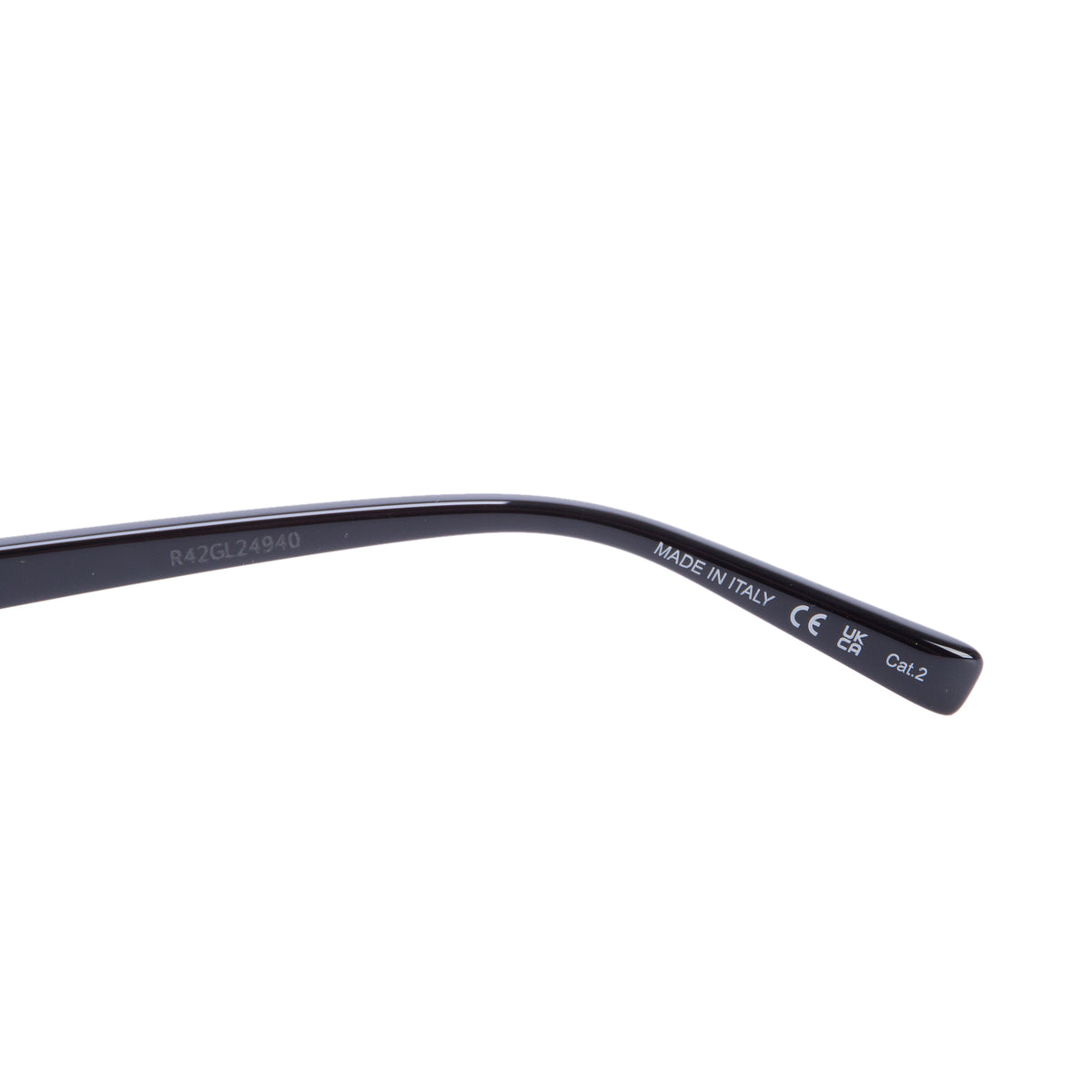 Saint Laurent SL 872 Erin Black Acetate Oval Sunglasses w/ Case