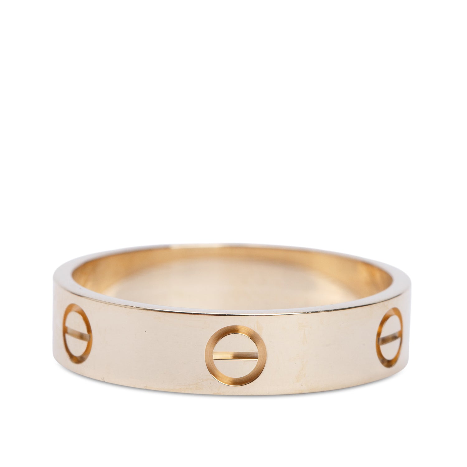 Cartier 2021 18k Yellow Gold 5.5 MM Love Ring, Classic Model, Size 67 11.75 w/ Box, Receipt & Certificate