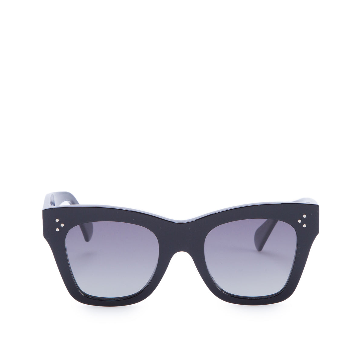 Celine CL4004IN Black Acetate Cat Eye Sunglasses w/ Case
