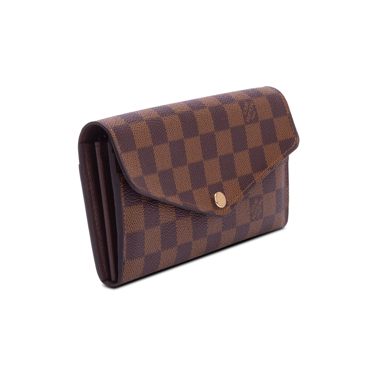 Louis Vuitton Damier Ebene Sarah Wallet w/ Box
