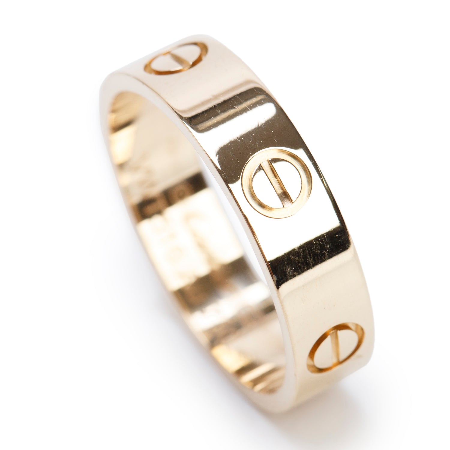 Cartier 18k Yellow Gold 5.5 MM Love Ring, Classic Model, Size 62 9.75