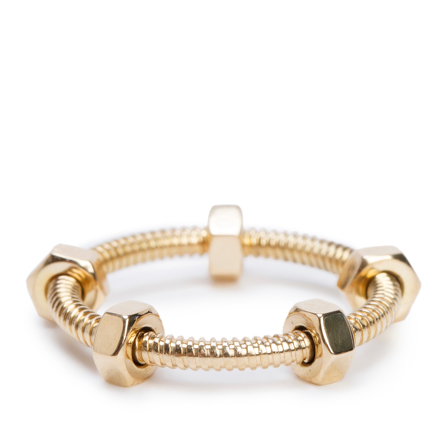 Cartier 18k Yellow Gold Ecrou de Cartier Ring, Size 62 10