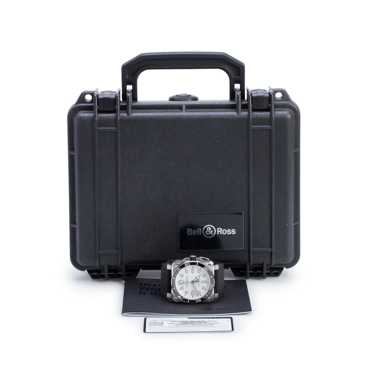 Bell & Ross 2026 Stainless Steel BR03-92 Driver 42 MM Automatic Watch White Dial w/ Box & Papers