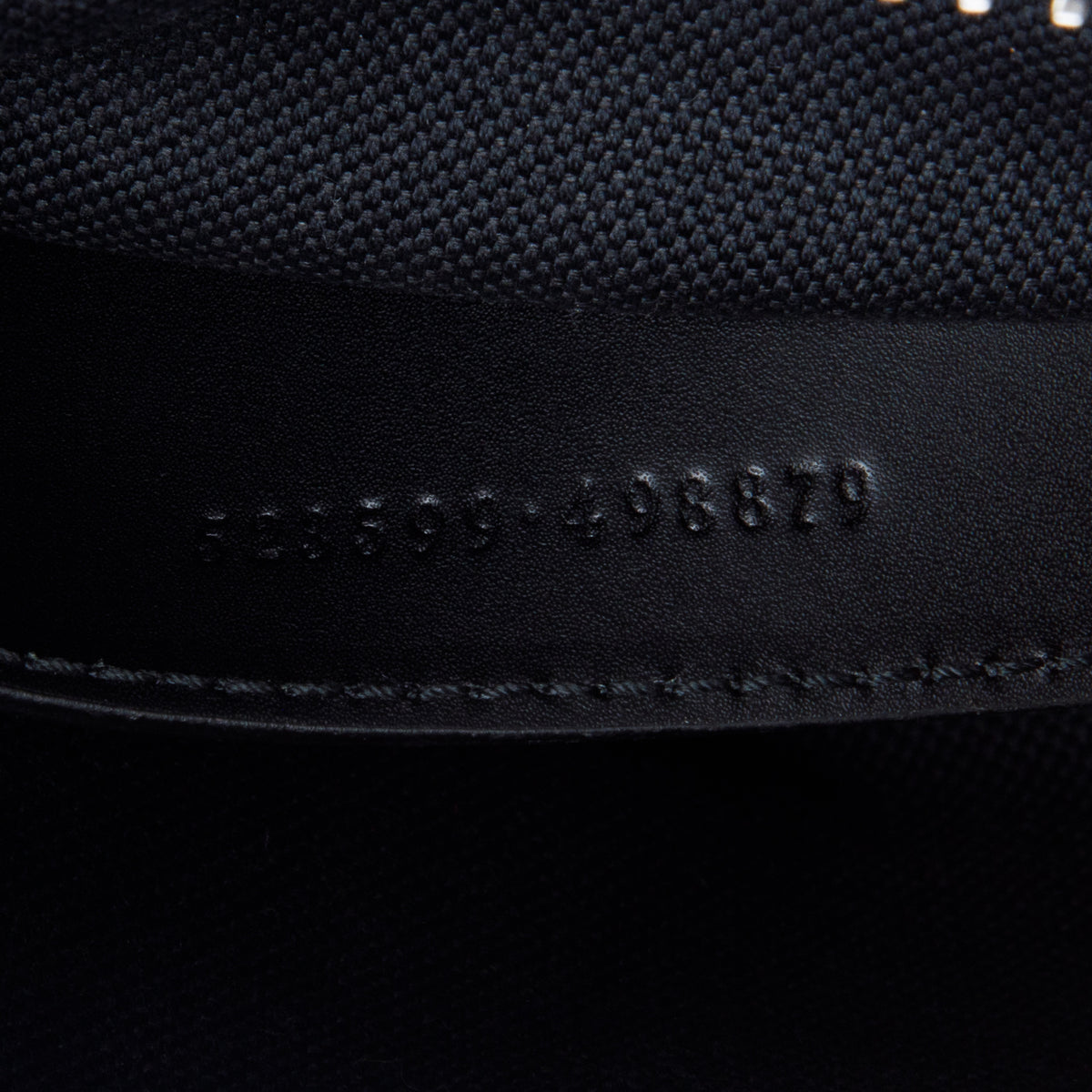 Gucci Black GG Supreme Small Messenger Bag