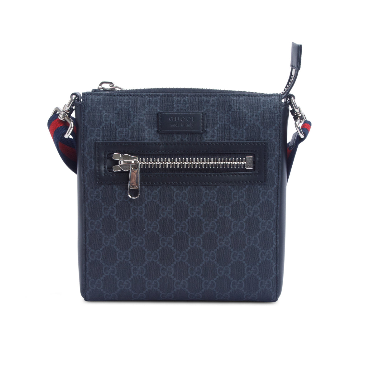 Gucci Black GG Supreme Small Messenger Bag