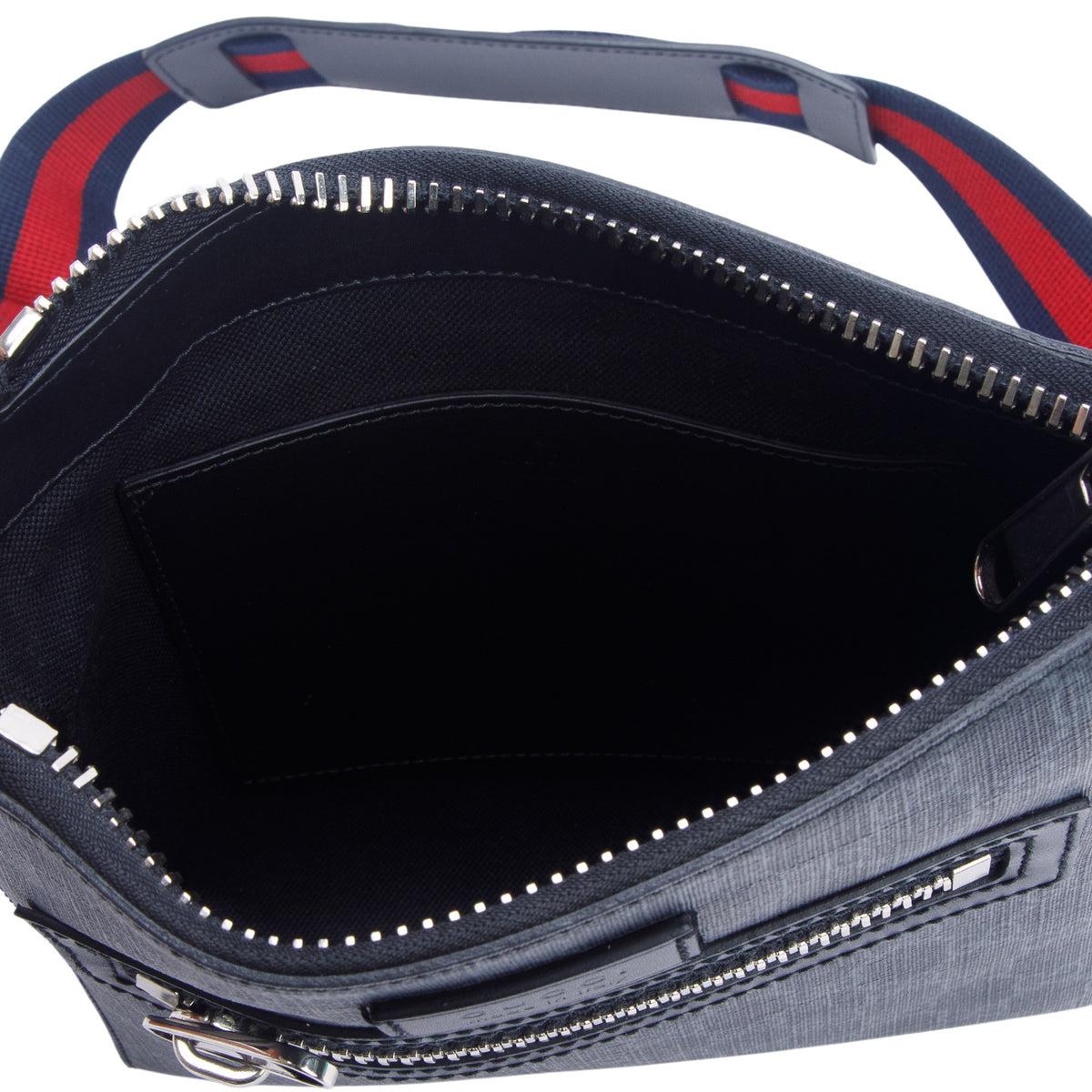 Gucci Black GG Supreme Small Messenger Bag