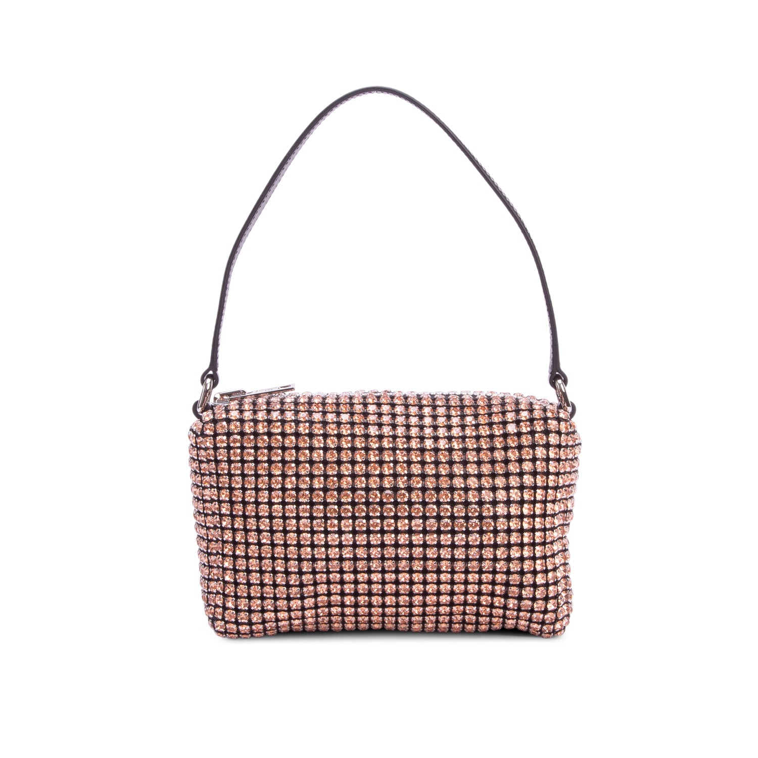 Alexander Wang Pink Crystal Mesh Medium Heiress Pouch w/ Box
