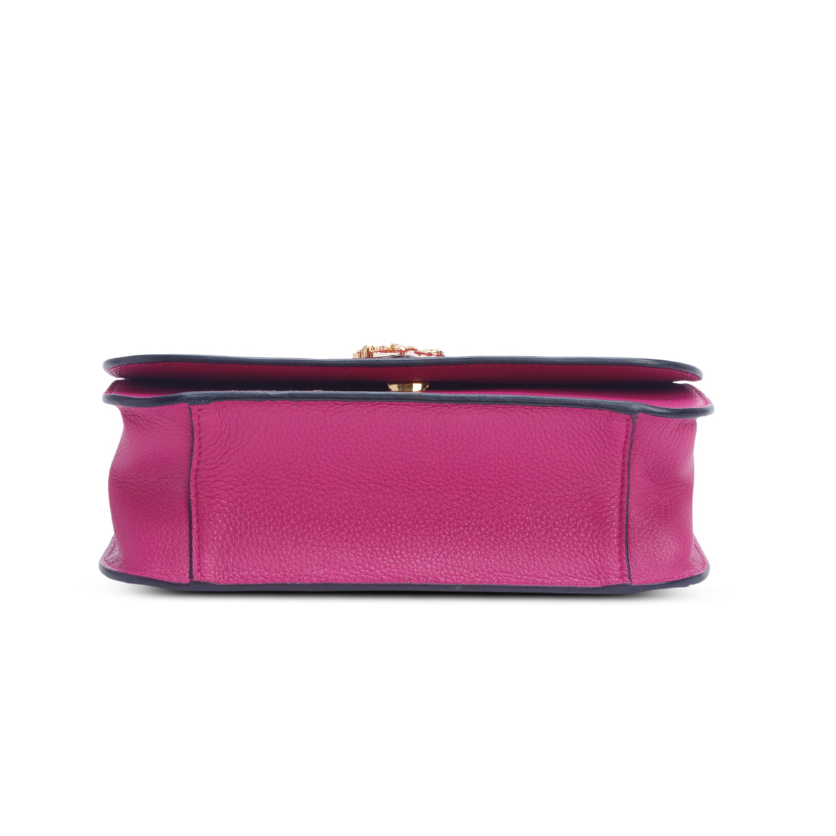 Versace Pink Calfskin Virtus Crossbody Bag