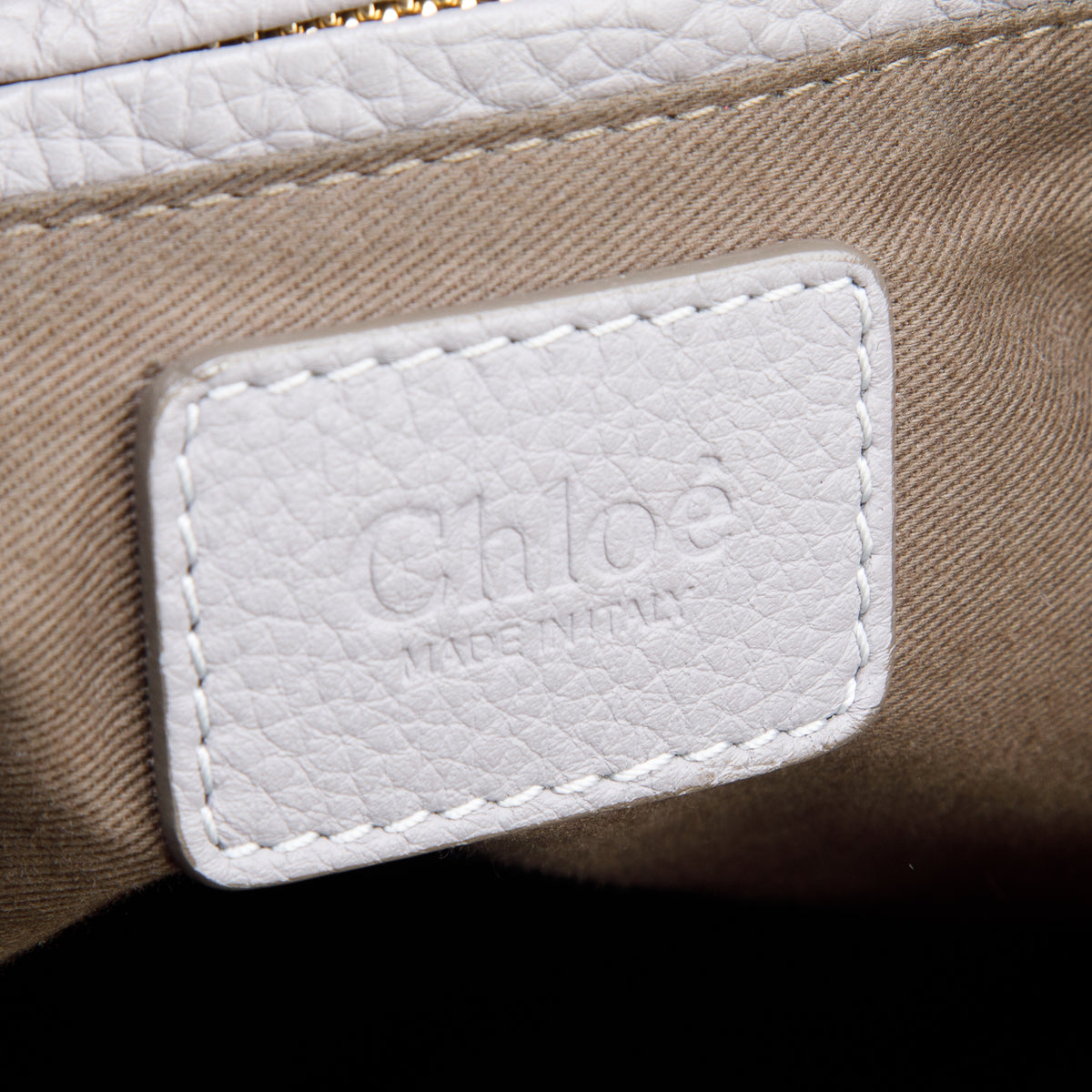Chloe Grey Calfskin Leather Medium Marcie Shoulder Bag w/ Strap