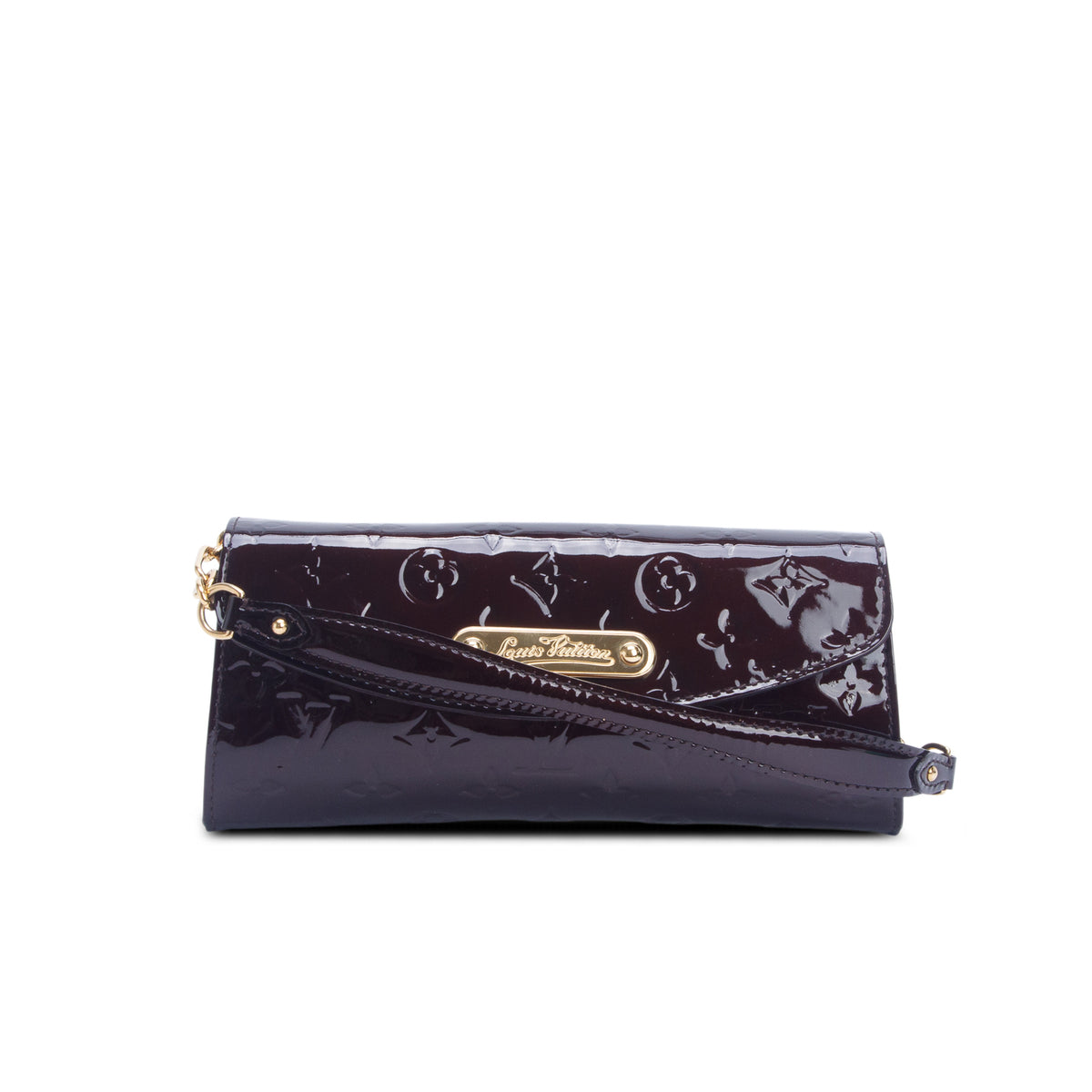 Louis Vuitton Amarante Vernis Sunset Boulevard Clutch