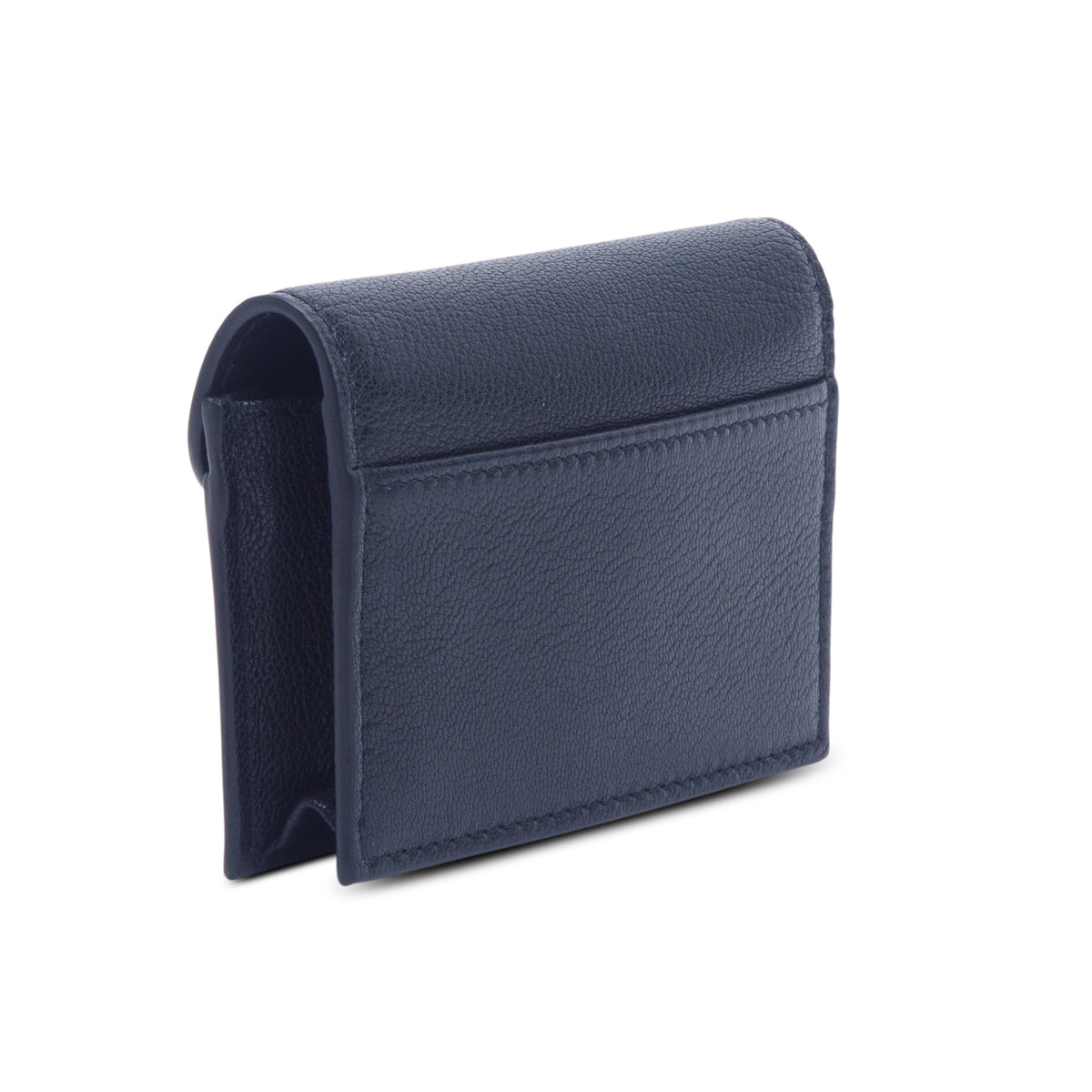 Christian Dior 2022 Black Grained Calfskin Saddle Bloom Card Holder