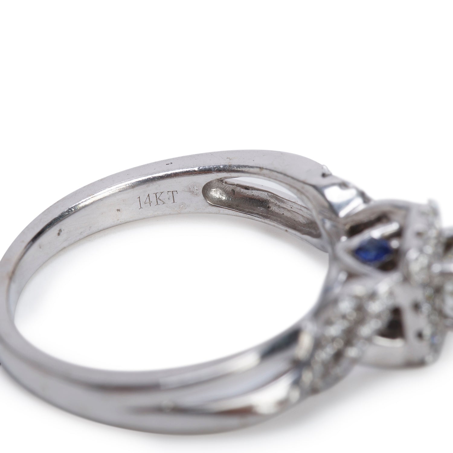 Vera Wang 14k White Gold 0.39 ct. Round Cut Diamond Engagement Ring, Size 7.5 w/ Box