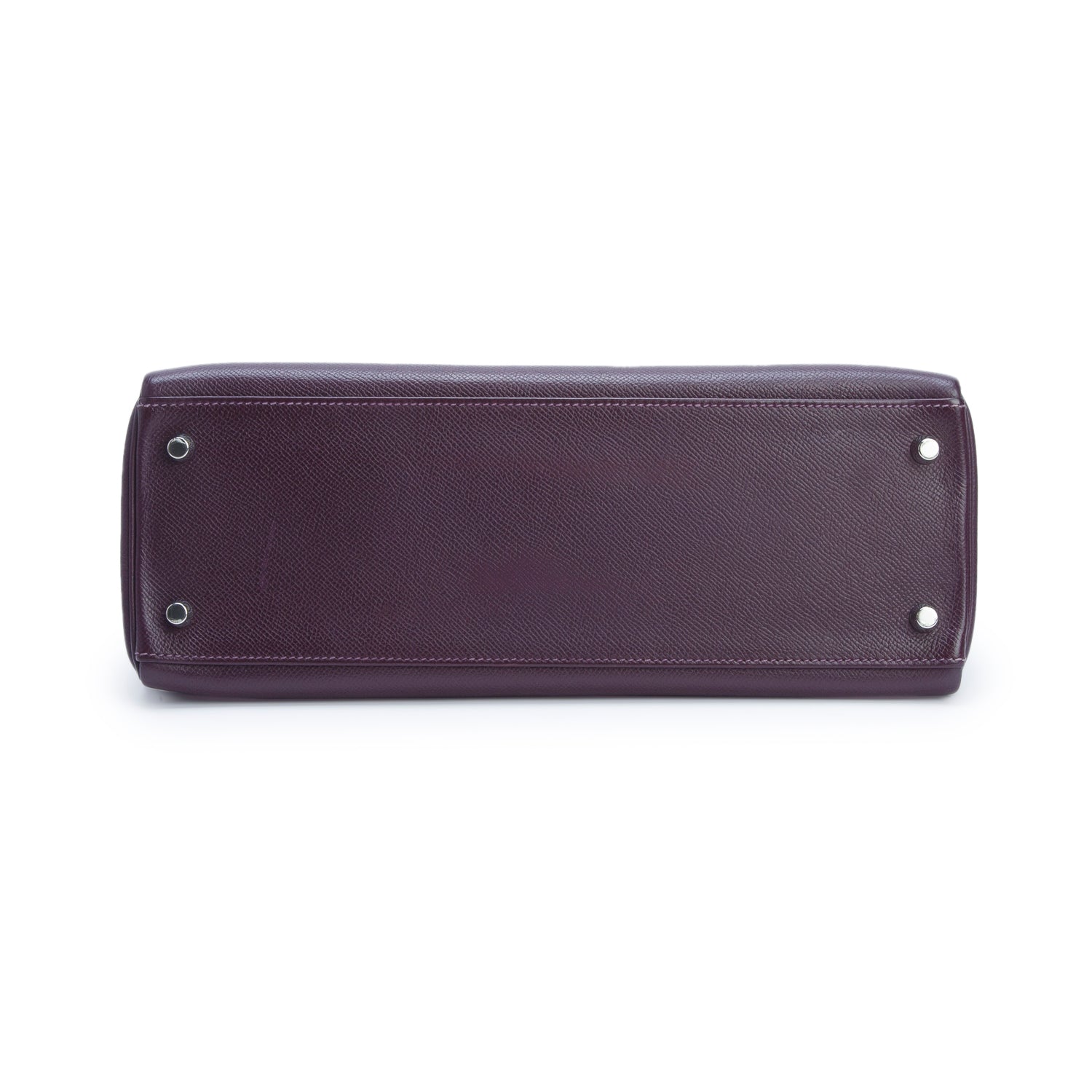 Hermes Prune Epsom Kelly Retourne II 32 w/ Strap