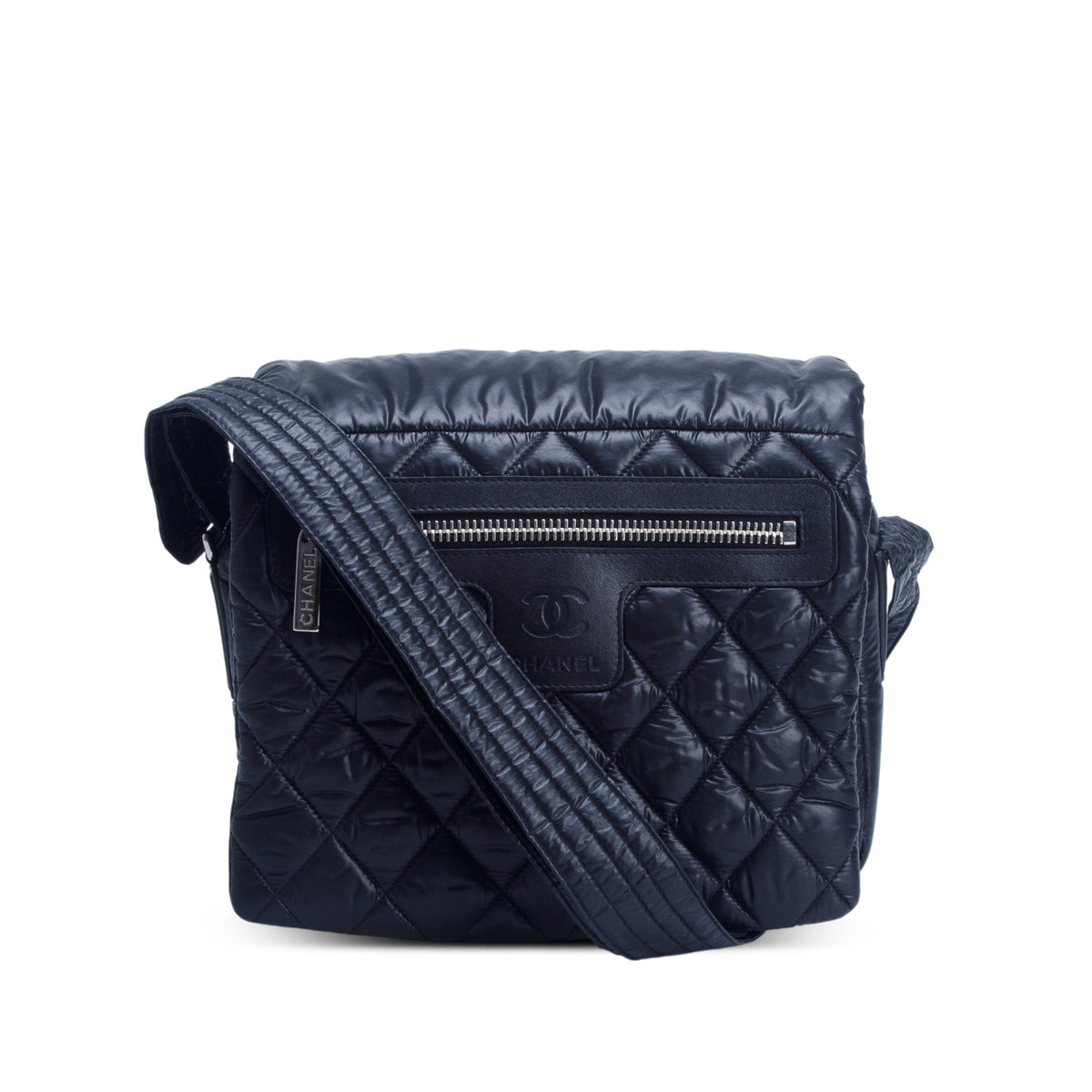 Chanel Black Nylon Small Coco Cocoon Messenger Bag