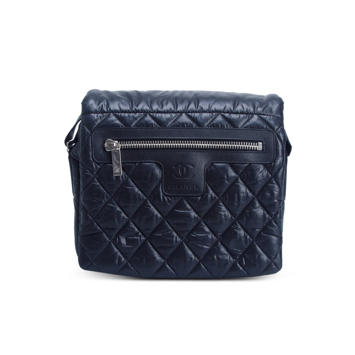 Chanel Black Nylon Small Coco Cocoon Messenger Bag