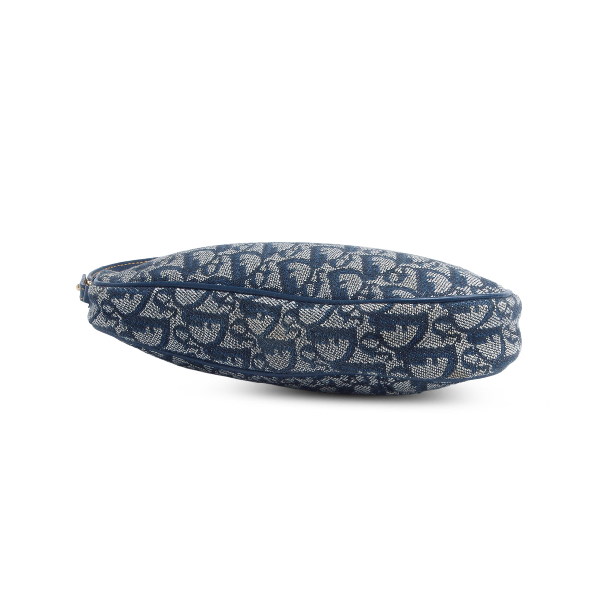 Christian Dior Navy Monogram Mini Saddle Pochette