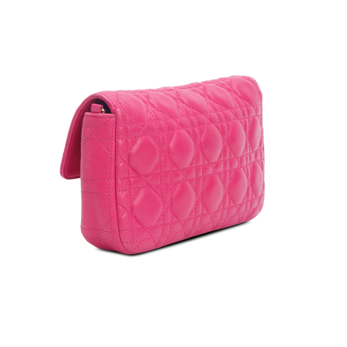 Christian Dior Pink Lambskin Cannage Miss Dior Promenade Pouch