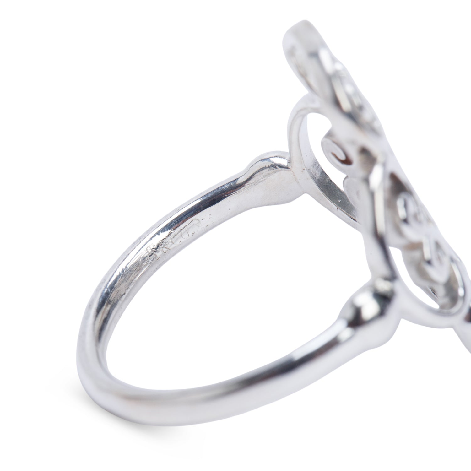 Tiffany & Co. Paloma Picasso Sterling Silver Venezia Goldoni Quadruplo Ring, Size 6