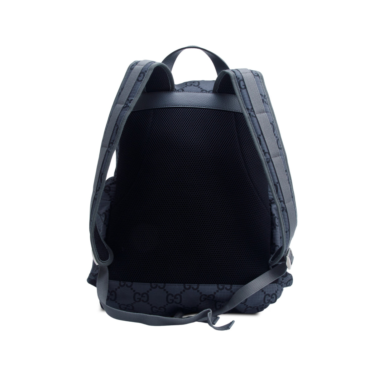 Gucci Grey GG Supreme Monogram Nylon Ripstop Backpack