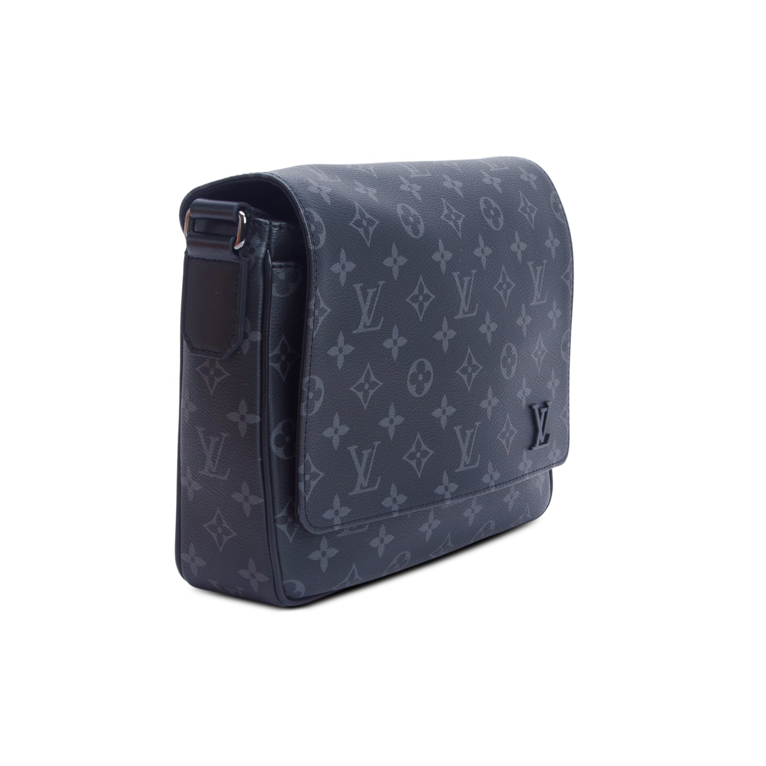 Louis Vuitton Monogram Eclipse District PM Bag w/ Box