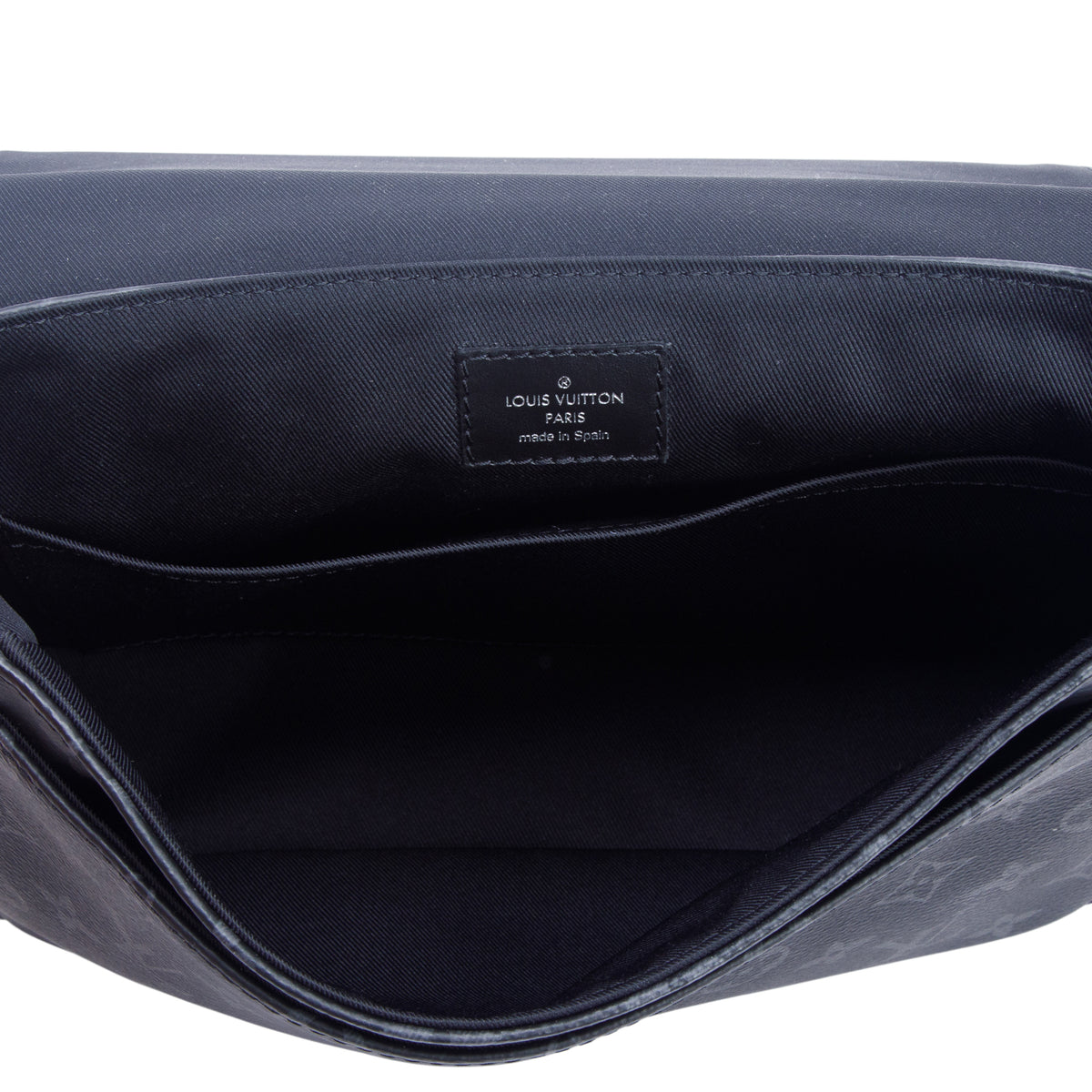 Louis Vuitton Monogram Eclipse District PM Bag w/ Box
