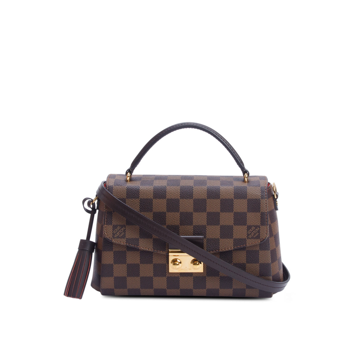 Louis Vuitton Damier Ebene Croisette w/ Box & Strap
