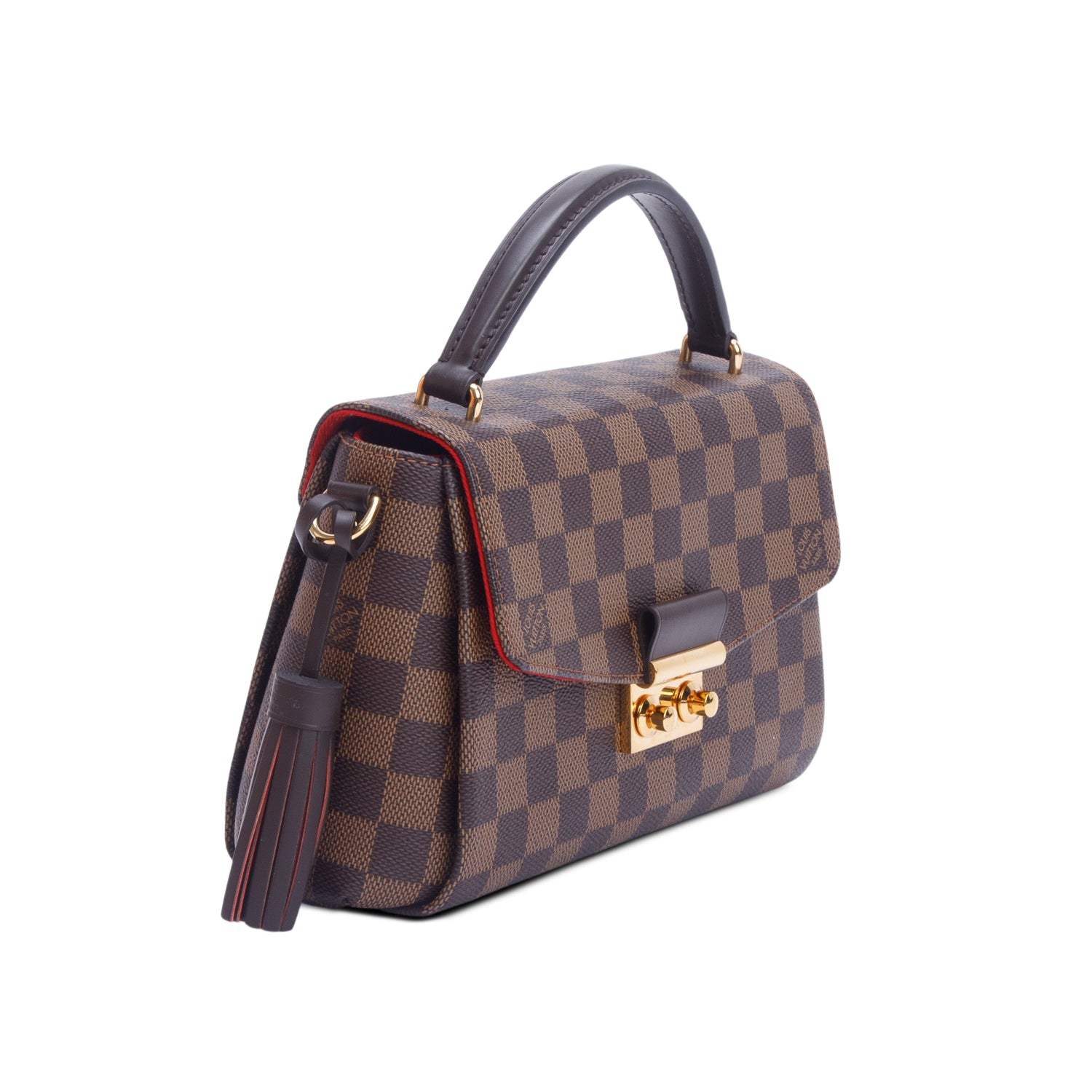 Louis Vuitton Damier Ebene Croisette w/ Box & Strap