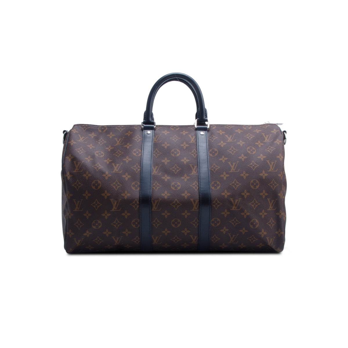 Louis Vuitton Monogram Macassar Keepall Bandouliere 55 w/ Strap