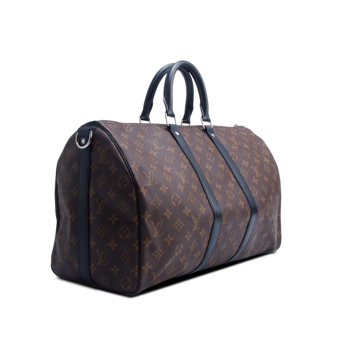 Louis Vuitton Monogram Macassar Keepall Bandouliere 55 w/ Strap