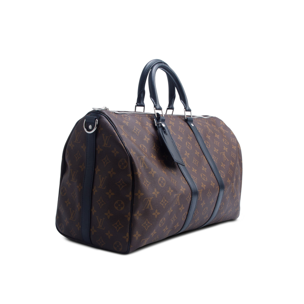 Louis Vuitton Monogram Macassar Keepall Bandouliere 55 w/ Strap