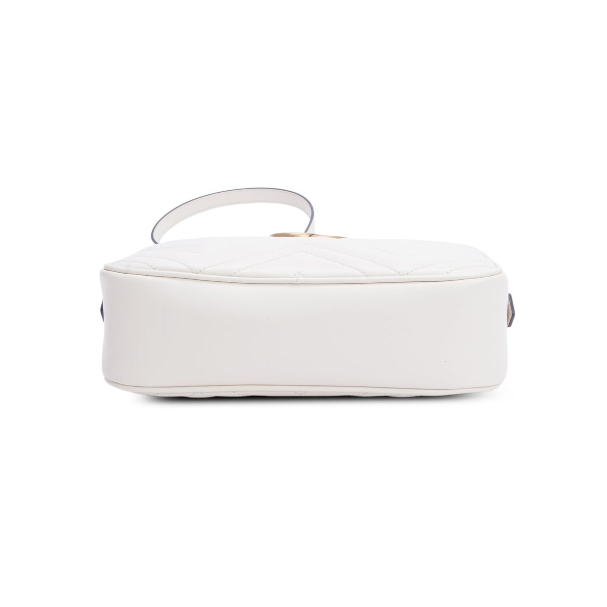 Gucci Cream GG Marmont Matelasse Small Camera Bag