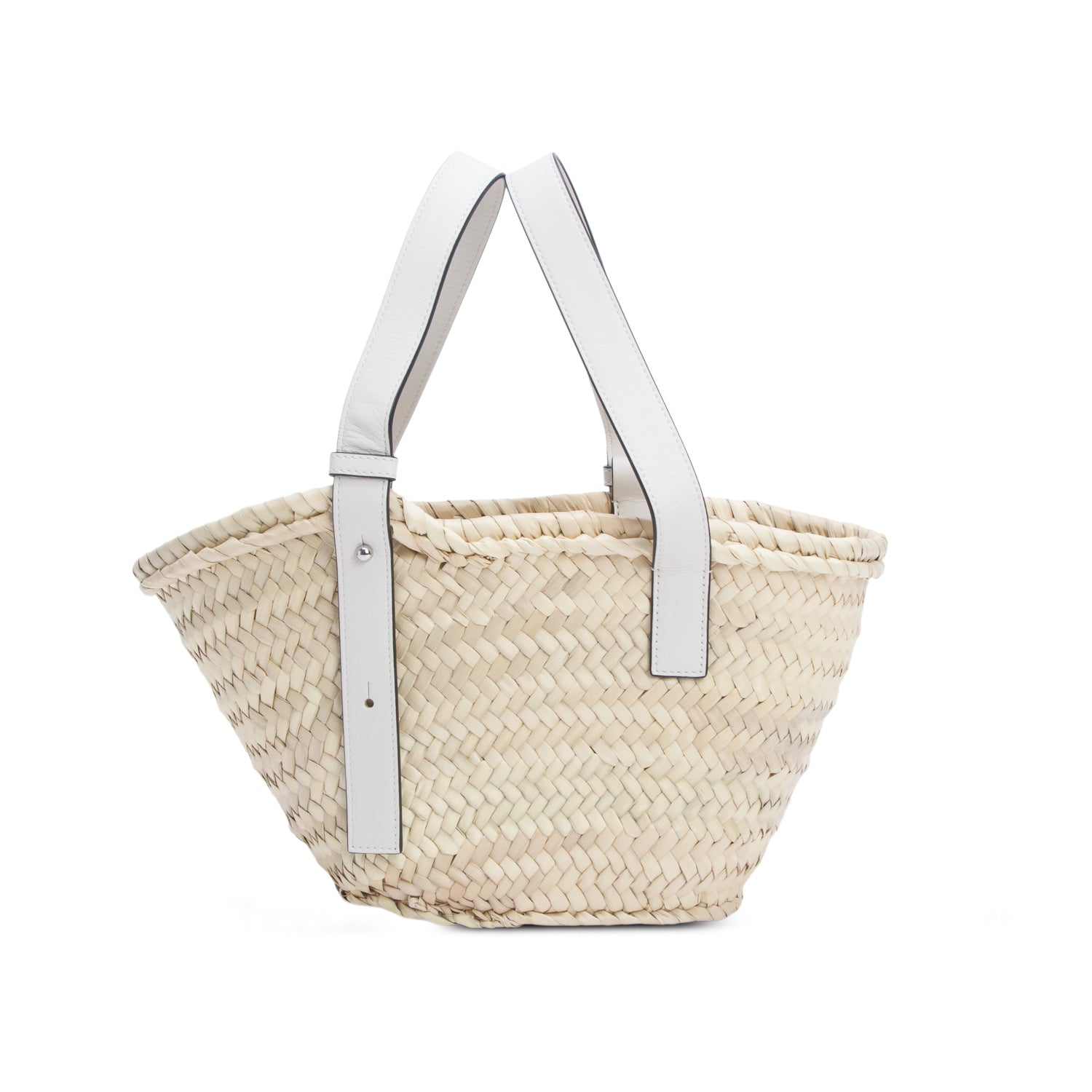 Loewe Natural Raffia Small Basket Tote Bag