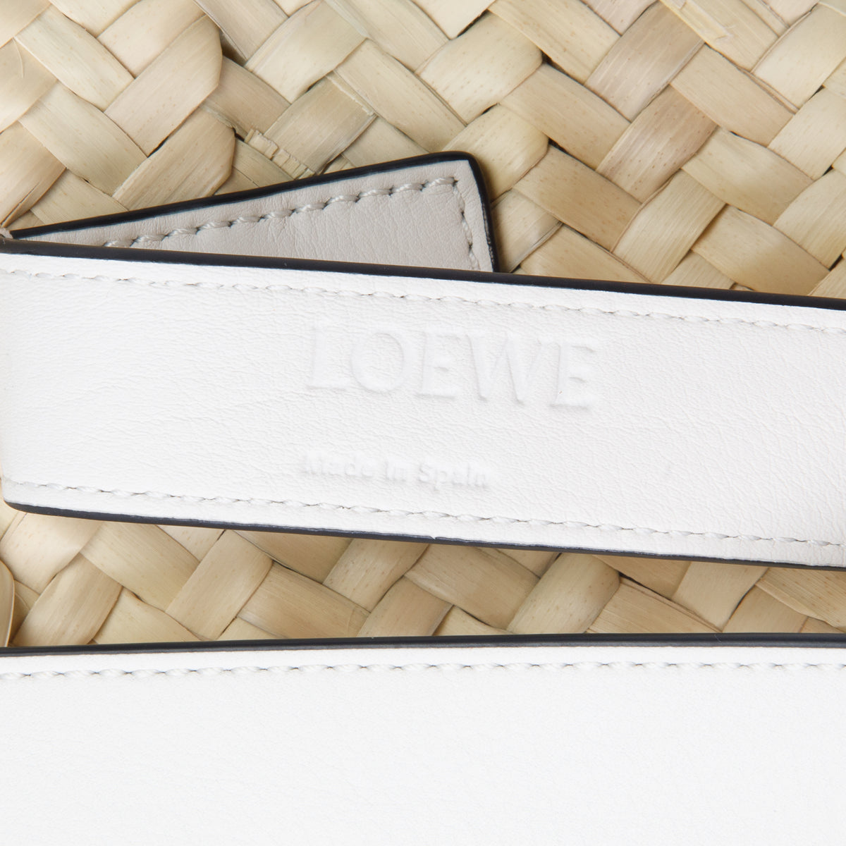 Loewe Natural Raffia Small Basket Tote Bag