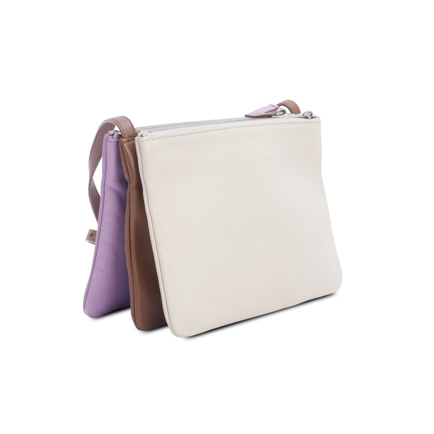 Celine Tri-Color Lambskin Small Trio Crossbody Bag
