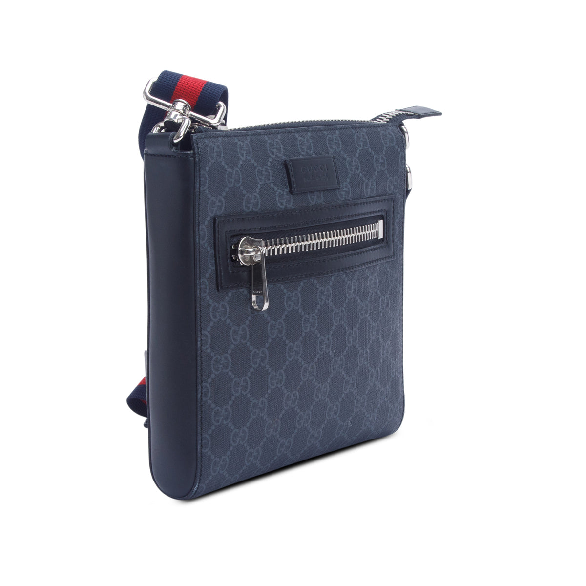 Gucci Black GG Supreme Small Messenger Bag