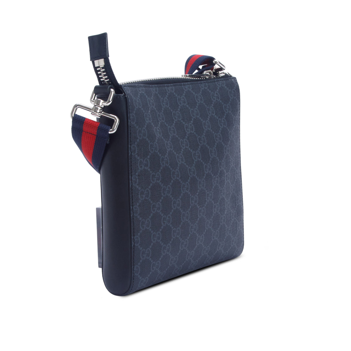 Gucci Black GG Supreme Small Messenger Bag