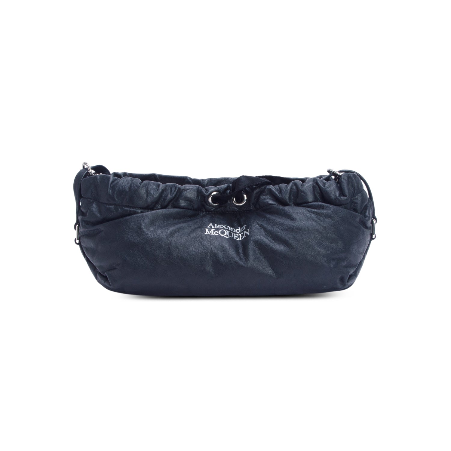 Alexander McQueen Black Calfskin Bundle Bag