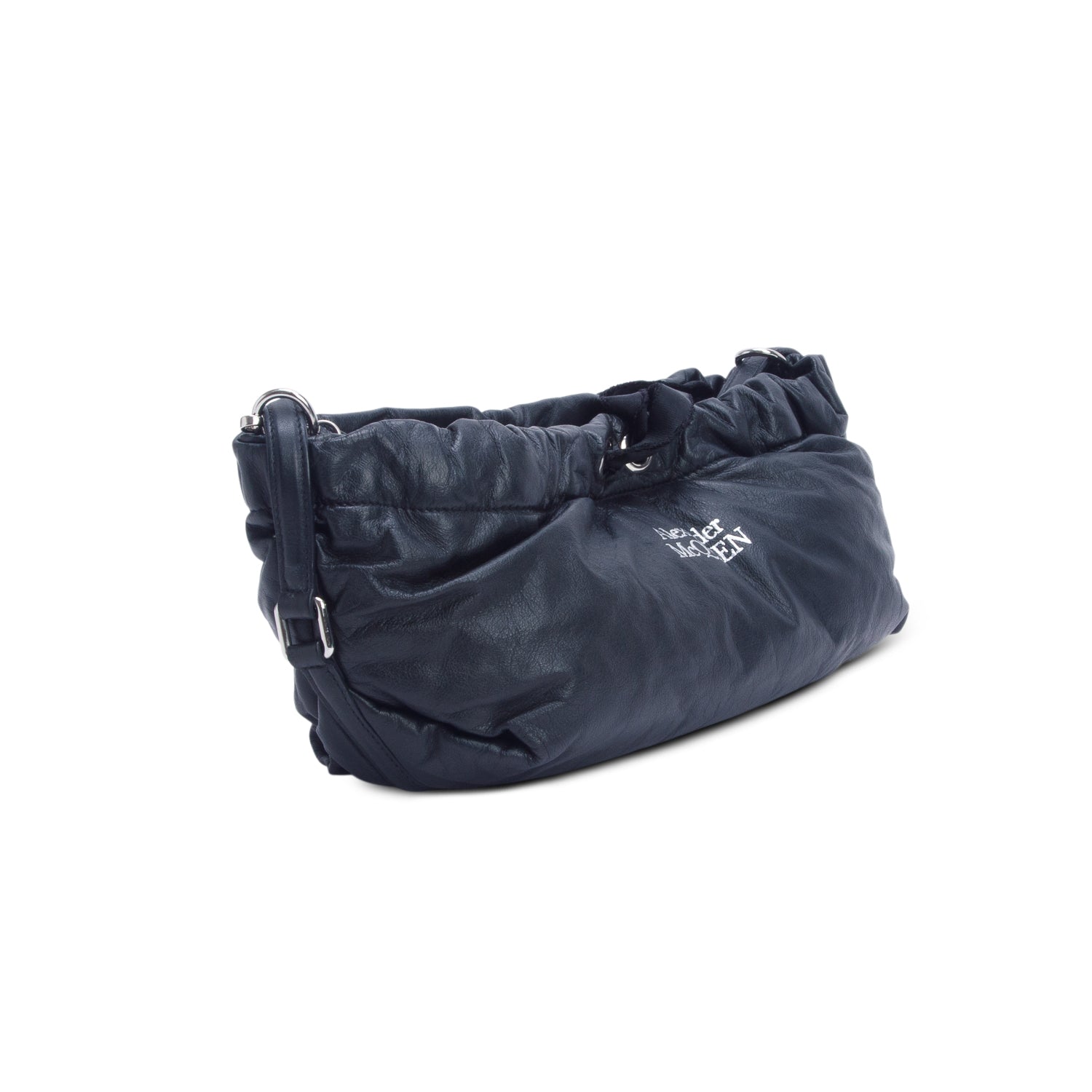 Alexander McQueen Black Calfskin Bundle Bag